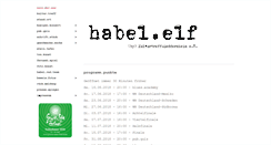 Desktop Screenshot of habel-elf.com