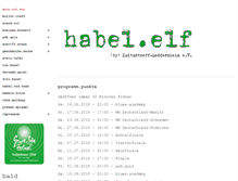 Tablet Screenshot of habel-elf.com